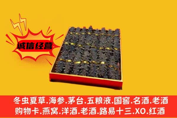 陇南礼县回收海参